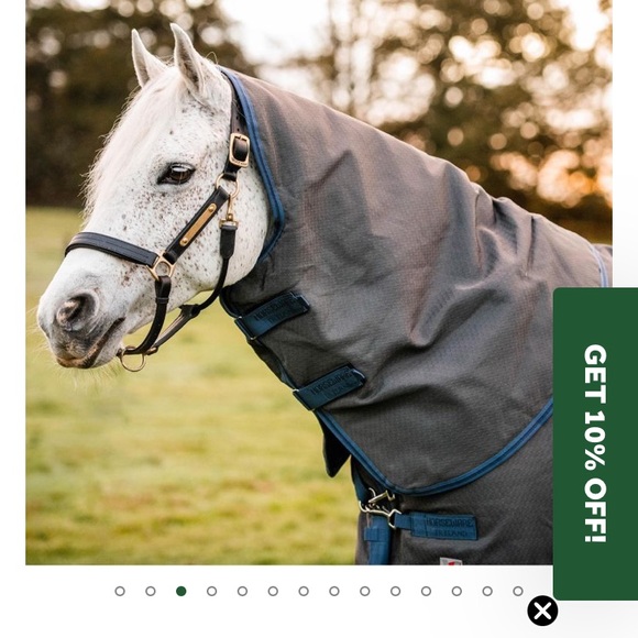 NWT 72” Hexstop Plus Horseware Ireland Rhino turnout, blanket waterproof 250g - Picture 4 of 11